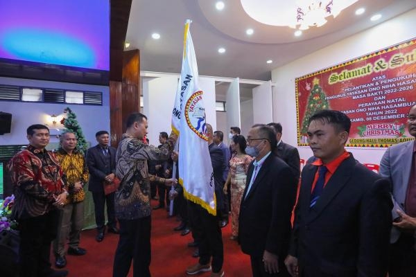 Lantik Pengurus Yayasan Ono Niha Hasambua Peduli, Ijeck: Utamakan Kegiatan Sosial